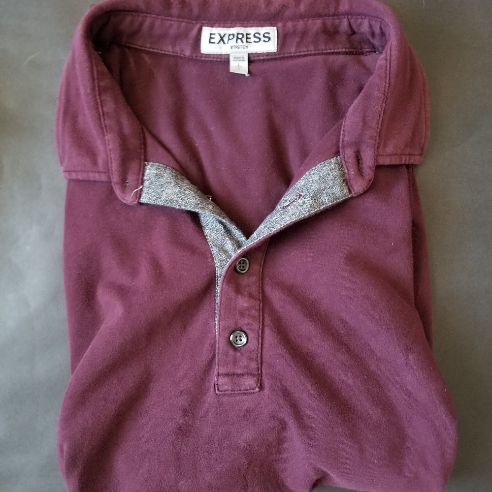 Maroon Express Polo Slim Fit